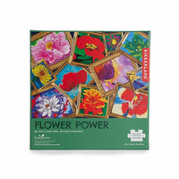 Puzzle de fleurs d'artiste fraîches Kikkerland, 1000 pièces-Papier multicolore