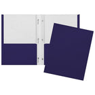 Staples - Portfolio à deux pochettes et à pinces - bleu marine-Portofolio à deux pochettes et pinces, bleu marine