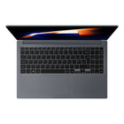 Samsung - Ordinateur portable Galaxy Book4 15,6 po - Intel 5 120U - SSD de 256 Go - 8 Go LPDDR5X - Win 11 - Gris-Améliorez vos appels vidéo en passant de la caméra Web standard pour ordinateur portable à une clarté étonnante en utilisant votre téléphone intelligent Samsung Galaxy comme caméra connectée. Connectez-vous de façon transparente à votre Galaxy Book4, passez d’un appareil photo avant à un appareil photo arrière pour trouver votre angle et profitez d’une image de haute qualité avec des effets vidéo