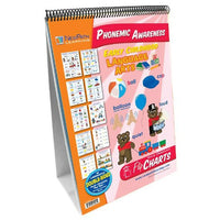 New Path Learning Curriculum Mastery Early Childhood ELA Ready Flip Chart, Conscience phonémique-Activités pratiques, d'écriture/effacement pour les compétences de base communes