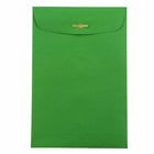 JAM Paper - Enveloppes Colourées pour catalogue à extrémité ouverte - 6 x 9 - avec fermeture à fermoir - vert recyclé - paquet de 50-Taille: 6 x 9 pouces
