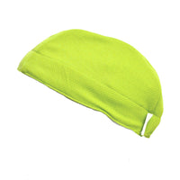 TechNiche HyperKewl Bonnet rafraîchissant par évaporation Hi Vis Lime - Lot de 2-Le lien à nouer à l'arrière assure un ajustement confortable pour tous