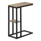 Monarch Specialties - 3672 Table D'Appoint - 25 po H/Taupe Fonce/Metal Noir-8