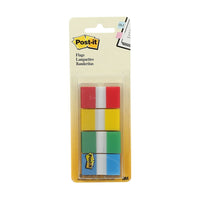 Post-it – Languettes - 0,94 po x 1,7 po - rouge, jaune, bleu, vert-Permet de marquer facilement et de coder par couleur les renseignements importants
Adhèrent fermement et s’enlèvent proprement
Repositionnable
Couleurs accrocheuses
Le dévidoir se place à l'intérieur de votre porte-documents, votre bourse ou votre sac à dos
Couleurs vives assorties