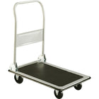 Safco® - Chariot standard Tuff Truck à plateforme-Roulettes de 4 po (deux fixes et deux pivotantes) pour un maniement aisé sur toute surface  