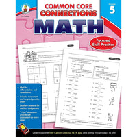 Livre numérique : Carson Dellosa - Common Core Connections Math, 104606-EB, 5e année-Vous recevrez deux courriels : le premier confirmant la totalité de votre commande et le second comportant un lien de téléchargement. Vous pourrez utiliser le lien de téléchargement immédiatement ou plus tard, comme vous le voulez.