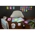 Post-it - Feuillets super collants, collection Éclat de lumière, 3 po x 3 po, 90 feuillets/bloc, paquet de 24-Utilisez-les pour écrire des rappels sur les portes, les fenêtres ou les murs. Parfaits pour les processus Agile ou Scrum