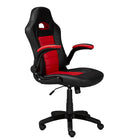Brassex - Chaise de jeu Remy, noir/rouge-L'inclinaison verrouillable avec tension d'inclinaison reglable vous permet de selectionner le reglage d'inclinaison du siege qui vous convient le mieux
