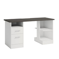 Sauder 59"W La Collection Sauder Select Bureau pour jeux  - Finition White-Les caissons peuvent être fixés sur le côté gauche ou droit pour répondre à vos besoins de jeux vidéo