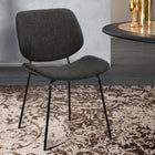 Armen Living - Quest Chaise d’accent de Salle à Manger - Charbon-Capacité de poids: 250 lb.