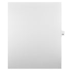 Markmaker - Intercalaires imprimes Legal, Blanc, 1/25th coupe, format lettre, sans trous, 25 tabs/PQT, 5 PQT/Boite, Numero 112-Intercalaires imprimes Legal