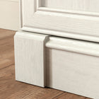 Sauder - Palladia Bibliothèque avec portes - Chêne glacier-Dimensions: 29,37 po L x 71,87 po H x 13,87 po P