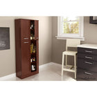 South Shore ? Armoire de rangement Axess, cerisier royal (7146971)-Conçue pour maximiser le rangement dans toutes les pièces de la maison