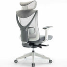 MotionGrey - AirGlide Series - Chaise de bureau ergonomique pour bureau d'ordinateur executif - Blanc-Dimensions du siege : 26,2 po L x 17,3-18,8 po P x 3 po H