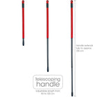 Vileda Système de vadrouille et d'essoreuse rotative EasyWring-La tête triangulaire vous permet de manier facilement la vadrouille et de nettoyer les coins les plus étroits