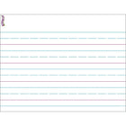 Trend Enterprises – Papier écriture main, ensemble Wipe-Off, 17 x 22 po, blanc/bleu/rose, 6/paquet (T-27307)-Ensemble Wipe-Off