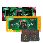 Nestle - After Eight Assortiment de chocolats noirs à la cerise et à la menthe et à l'orange et à la menthe - 200 g -Paquet de 2-Chocolats noirs fourres de creme fondante à saveur de menthe poivree et de cerise emballes individuellement