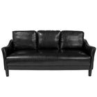 Flash Furniture - Canapé capitonné Asti, noir-Style contemporain