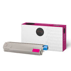 Premium Tone - Okidata 45862825 Cartouche de toner Compatible, Magenta-Magenta