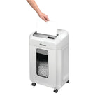 Fellowes - Déchiqueteur Powershred 12Ms à coupe micro, 12 feuilles-22,25 x 13,50 x 10,13 po