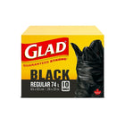Glad - Regulier sacs à ordures à nœud facile - 74L - Paquet de 10-74L