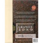 Papier St. James Granite Bond, ivoire, 24 lb (90 g/m2), 216 x 279 mm (8 1/2 x 11 po), 100 feuilles/emb.-Papier bond de qualité supérieure, 24 lb (90 g/m2), aspect granit