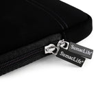 Housse de Protection Ordinateur, suède, Vangoddy Pochette PC Portable Ultrabook Sacoche Laptop Compatible 15,6 po, Noir-Dimensions du boîtier externe 16 X 11,25 pouces