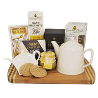 Dolce & Gourmando - Petit Déjeuner à l’Anglaise-Ce panier est joliment assemblé sur la planche en bambou, bien fixé, comme illustré.