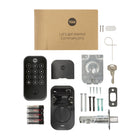 Yale - 420 Assure Lock 2 Touch avec Bluetooth - À clé - Suède noir-Fonctionne avec les meilleurs partenaires de maison intelligente et assistants vocaux, notamment Apple Home