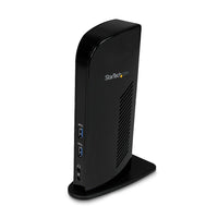 StarTech – Station d'accueil USB 3.0 à double écran avec HDMI, DVI et 6 ports USB-Connectez deux moniteurs (HDMI et DVI) à votre portatif Mac ou Windows