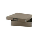 Jam Paper - Boîte de classemen - format lettre - 12 po x 9 1/2 po x 2 1/4 po - Kraft Brun-Couleur : Brun kraft