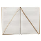 Gry Mattr - Cahier de notes à couverture rigide A5, papier de pierre ligné, 160 pages, rose-Fermeture élastique