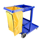 Johnny Vac – Chariot de concierge standard JS0006BU, bleu-Pour entretien ménager