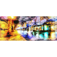 DesignArt – Rues de Paris, toiles étirées (PT2044-32X16)-Impression