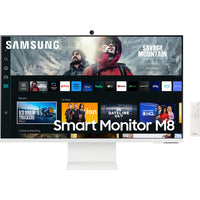 Samsung - Moniteur de jeu LED M8 4K Ultra HD 60 Hz 4 ms GTG VA 27 po-Écran 27 pouces 4K UHD, résolution 3 840 x 2 160, type de panneau VA
