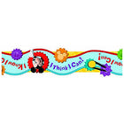 Eureka 37 "x 3,25" Extra Large Die Cut Deco Trim, Mickey Mouse je pense que je peux, 36 Pack-Ajoutez une bordure de finition à vos présentoirs, fenêtres, portes ou tableaux.