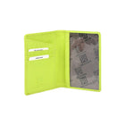 Karla Hanson - Étui pour passeport de luxe Ingrid avec protection anti-RFID, vert (28612GREEN)-Vert, cuir