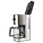 Kenmore - Cafetière programmable Aroma Control de 12 tasses - gris/acier inoxydable-Commandes ergonomiques et affichage numérique