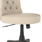 Bush Business Furniture Arden Lane Mid Back Tufted Chaise De Bureau, Blanc Antique (CH2301AWL-03)-Le siège est rembourré avec un rembourrage en mousse pour offrir une sensation de fermeté moyenne