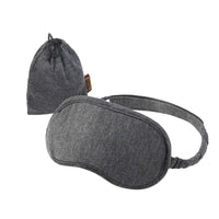 Habitu - Masque de sommel avec pochette de voyage - Gris-Masque de sommel