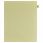 Mark Maker – Onglets séparateurs juridiques beiges, 1/15 onglets, format lettre, sans trous, numéro 62, 25/paquet-Onglets séparateurs beiges, 1/15 onglets
