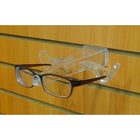 Présentoir de lunettes à lamelles, étendu, transparent, paquet de 30 (177101)-Ce présentoir de lunettes peut être installé sur des panneaux à lamelles ou des panneaux de type popegboardpo