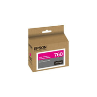 Epson - Cartouche d'encre 760 - Magenta-Encres Epson UltraChrome HD 9 couleurs pour la clarté, la densité et la vivacité photographiques