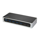 StarTech - Hub 7-Port USB-C vers USB-A et USB-C-Le câble d’un mètre permet un positionnement flexible du hub et des périphériques USB sur votre bureau