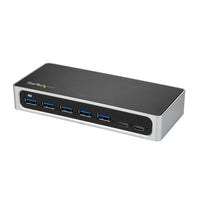 StarTech - Hub 7-Port USB-C vers USB-A et USB-C-Le câble d’un mètre permet un positionnement flexible du hub et des périphériques USB sur votre bureau