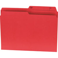 Hilroy - Chemises de classement, rouge, format lettre, 9 po x 11 3/4 po, paquet de 100-Chemises à dossier de format lettre