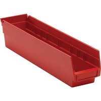 Quantum – Bacs pour étagère de rangement, rouge, 40 lb, 36/paquet-Couleur : Rouge