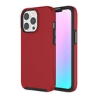 AXS - PROTech coque anti-choc avec bordures surelevees et une durabilite militaire pour Apple iPhone 13 Pro, Rouge-Resistant aux chocs