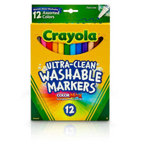 Crayola - Marqueurs lavables, couleurs variées, 36/paquet (BIN587813)-Parfait pour dessiner et colorier