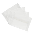 JAM Paper Enveloppes à livrets, vélin translucide, fini métal. et ferm. gommée, 3 5/8 x 5 1/8 po, incolore, paquet de 1000-Fermeture : Gomme
